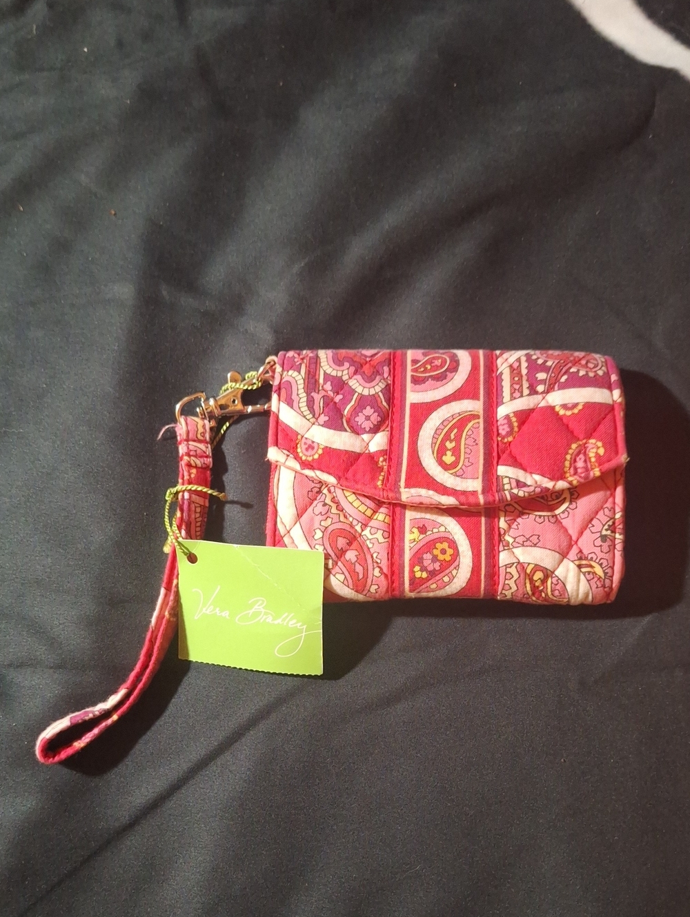 NWT Vera Bradley Rosy Posies Wristlet